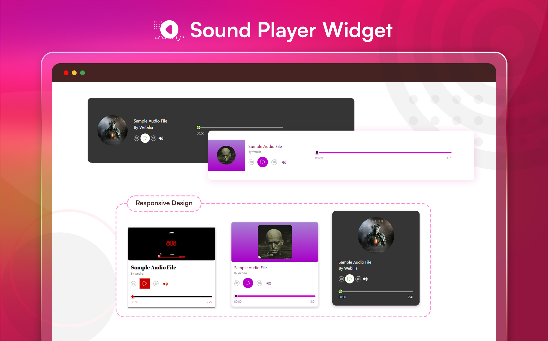 Sound Player Widget