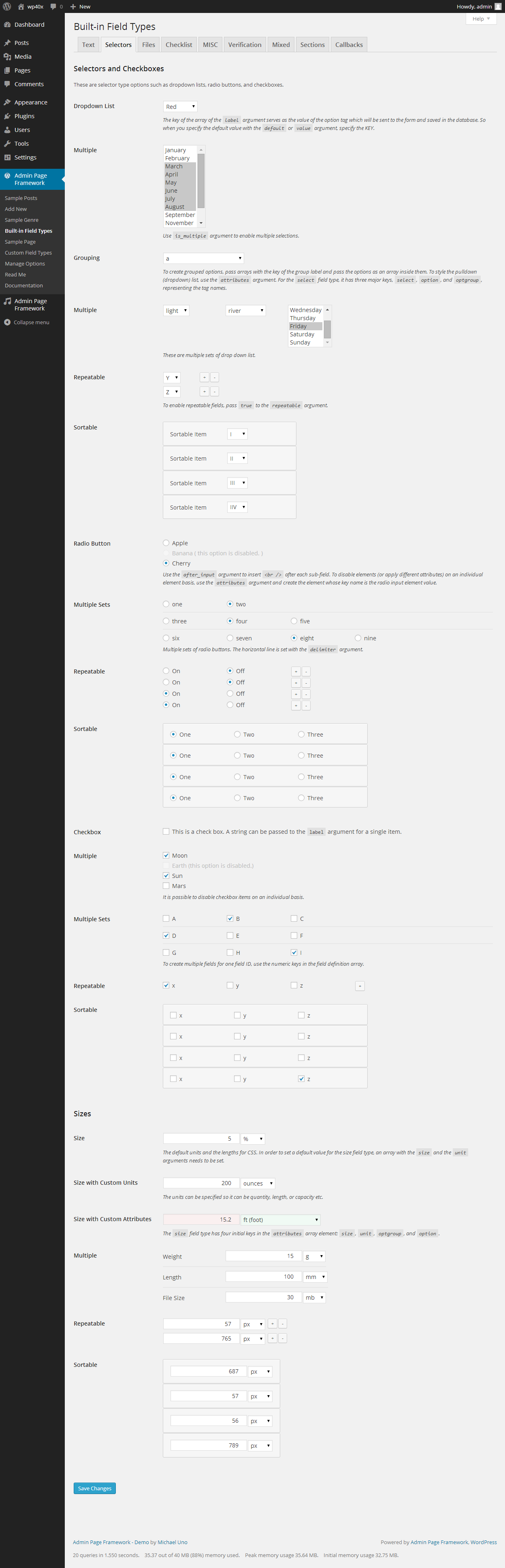 **Taxonomy and Post Type Checklists**