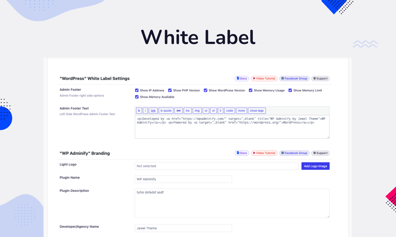 White Label option