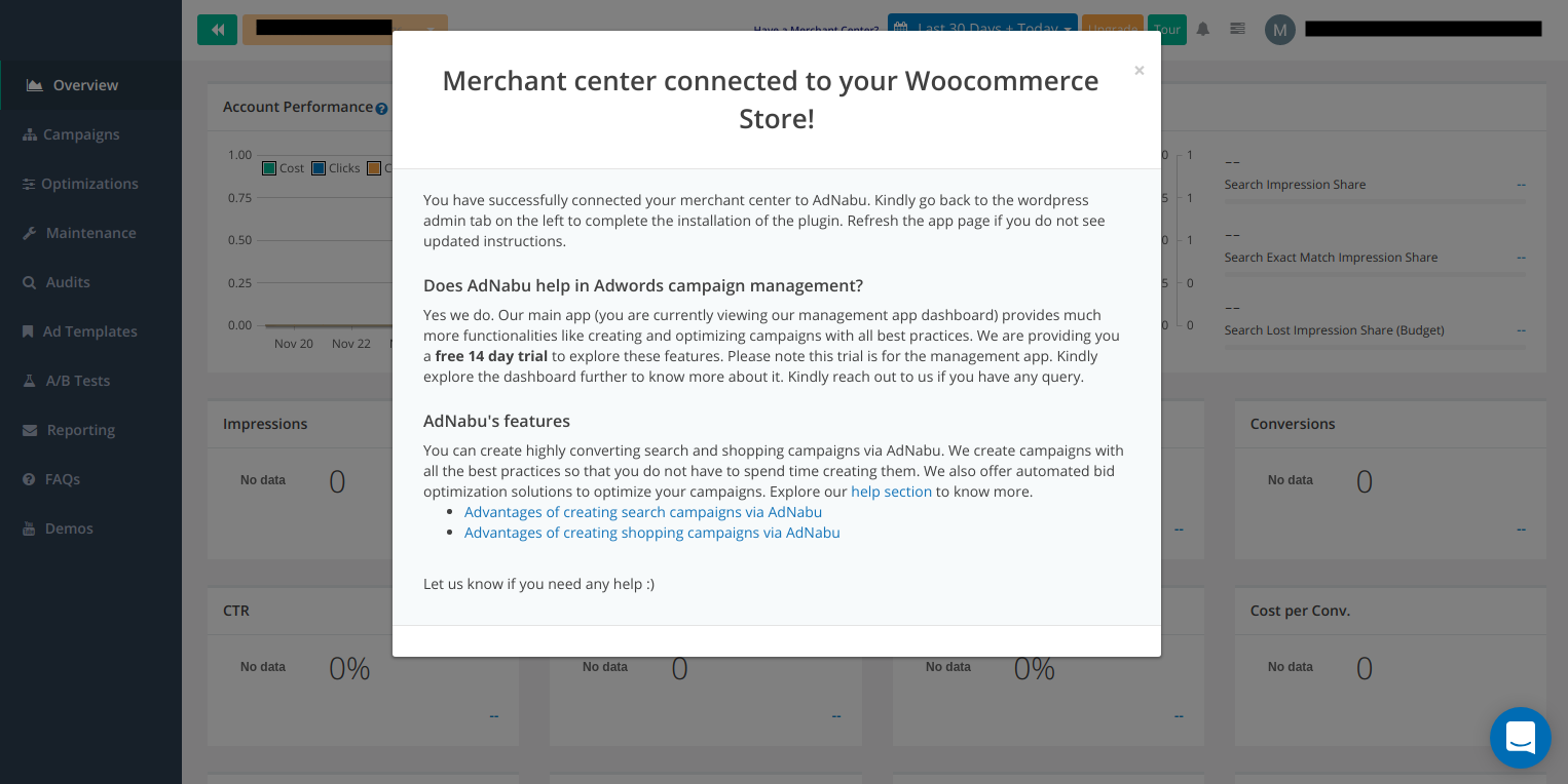 Initial App Set-Up