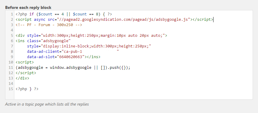 A block code with its editor which provides the syntax highlight