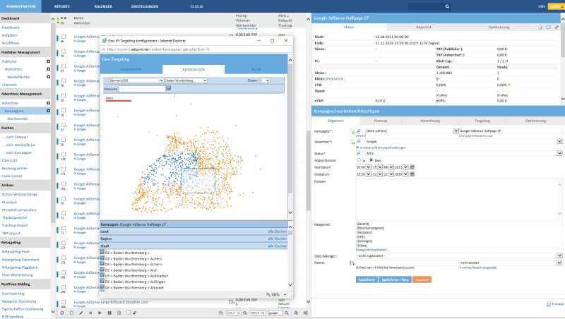 Adspirit Adserver backend example #3
