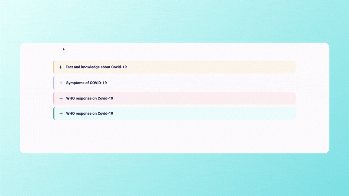 Horizontal Accordion: Feature Showcase – Horizontal layout for product features