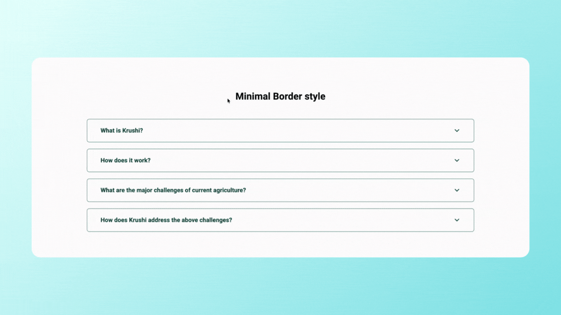Advanced Accordion View – Side panel layouts (left and right positioning options)
