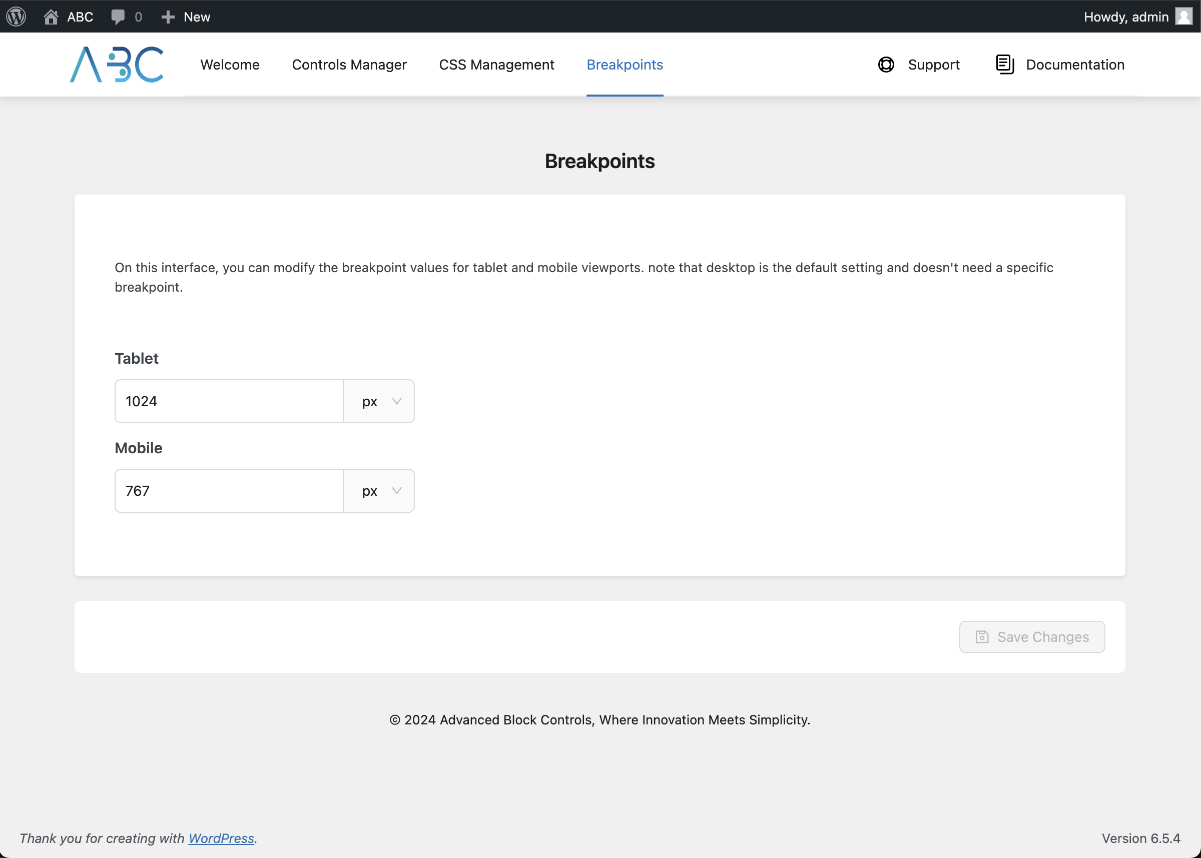 Custom Breakpoints