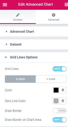 Grid Lines Options