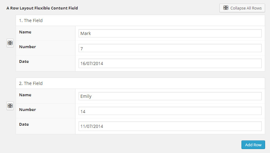 Flexible fields too!