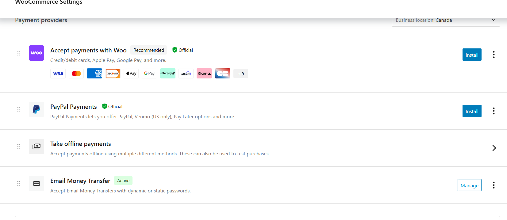 Custom instruction placeholders