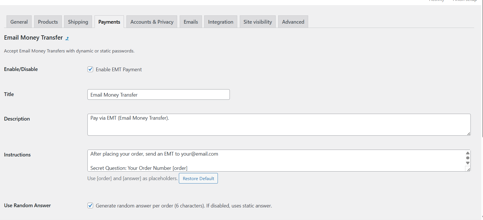 Blocks checkout with branded gateway