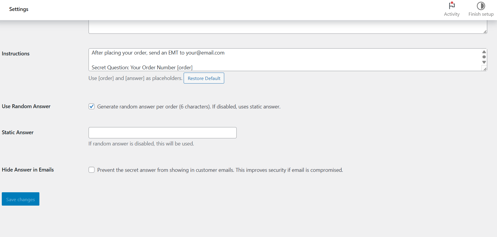 Pro: IMAP Auto-Confirm settings + Test Connection