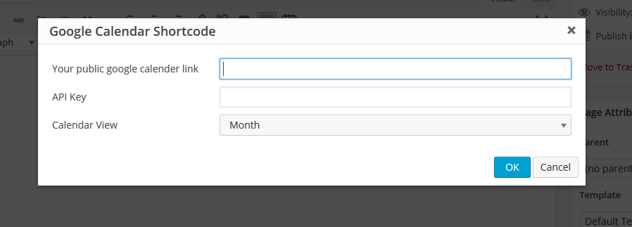 Google shortcode function