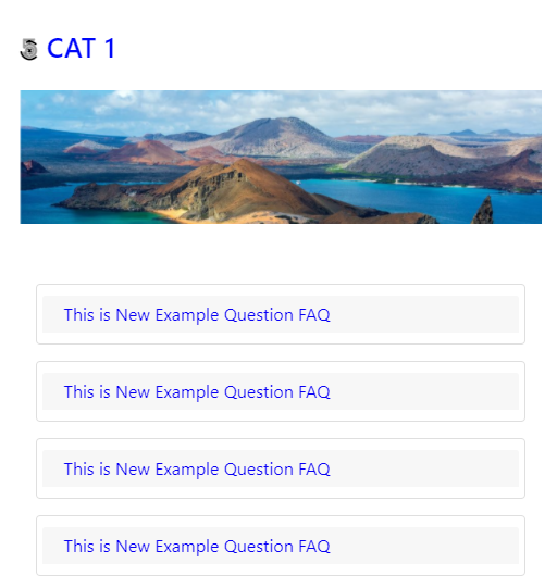 Closed FAQ with category image
