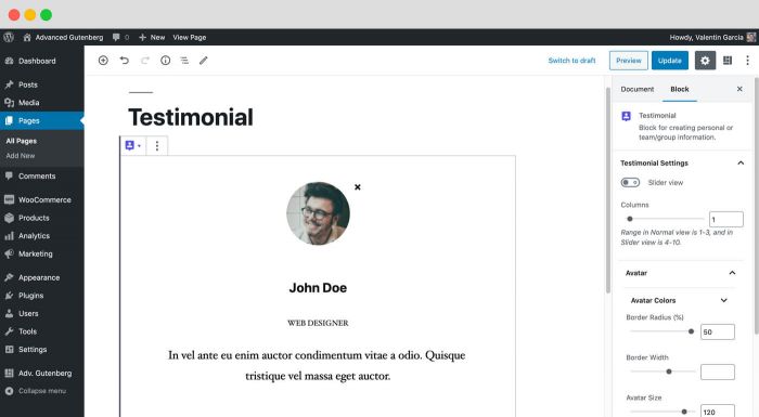 Countdown Block: Create a customizable countdown block with a lot of settings, including date and time layout, font size, and more.