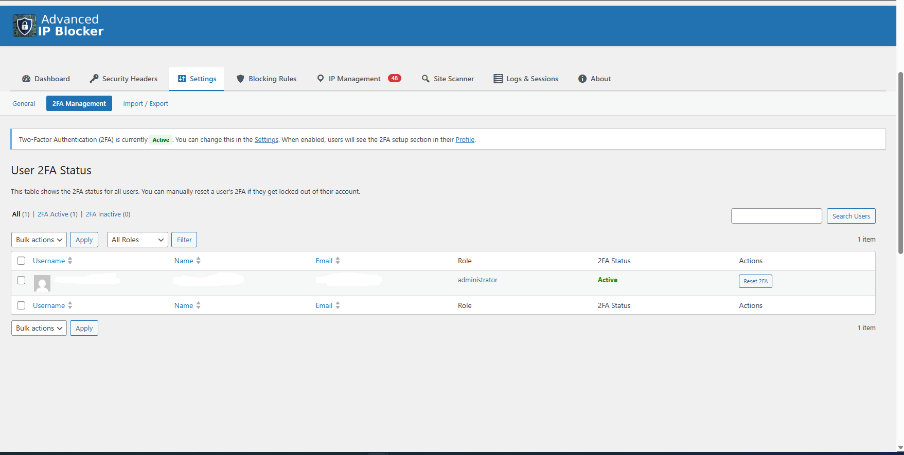 Unified Security Log with a powerful filter to analyze all attack events.
