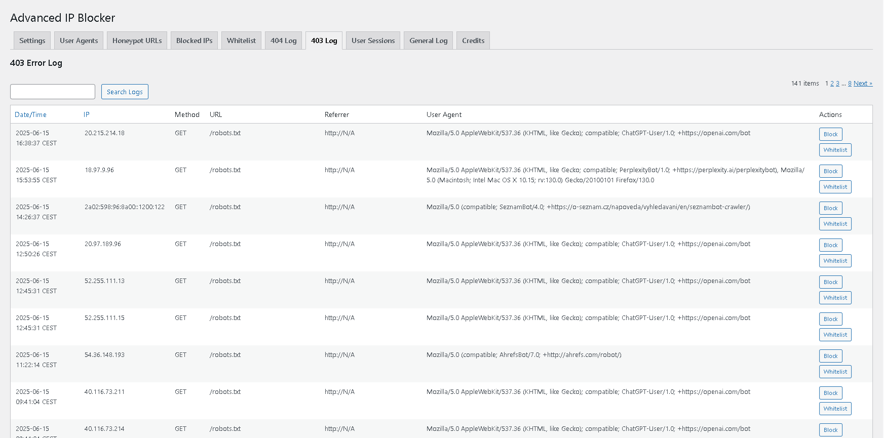 WP-CLI commands list available for developers.