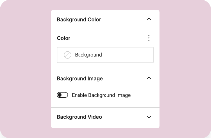 Background Customization