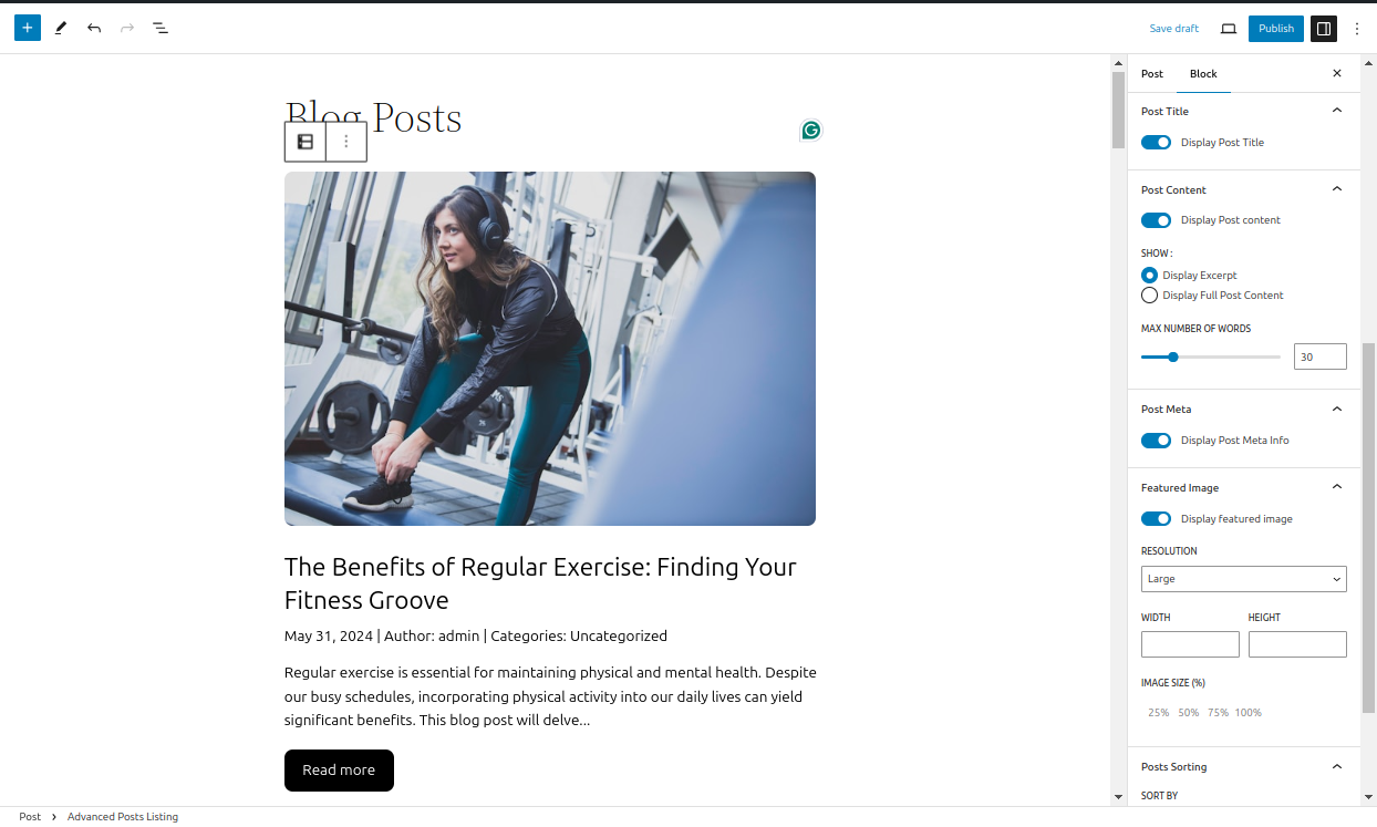 Overlay layout block output on frontend.