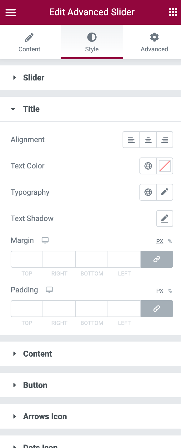 Slider Image With Background Image