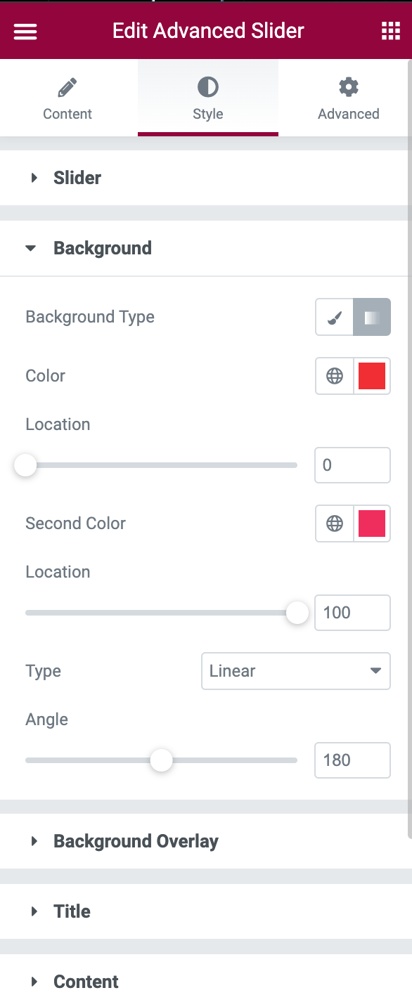 Title Styling options (pro)