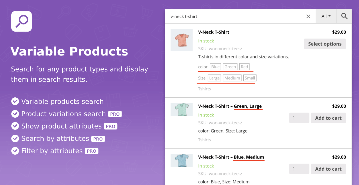 Filter search results