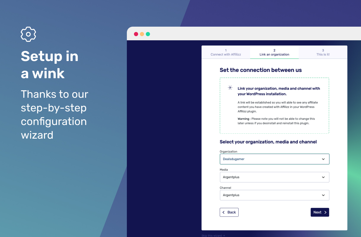 Insert affiliate content popin in the classic- and Gutenberg editors.
