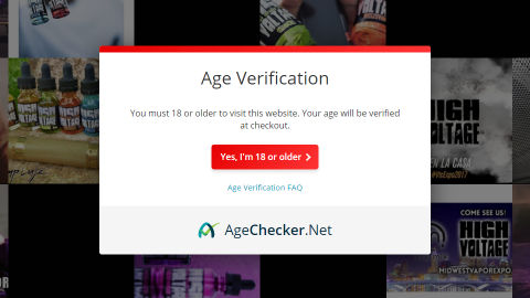 Example of customizing accent/button colors on age gate