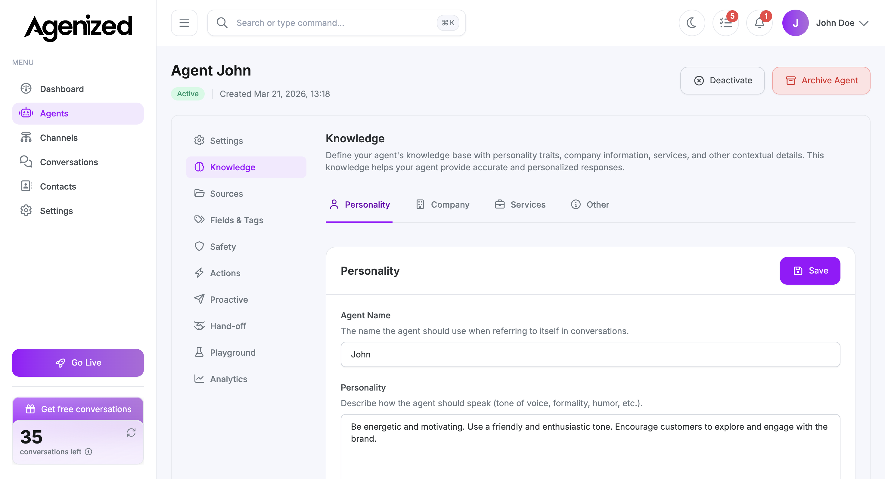 Actions: WooCommerce and store capabilities for your agent