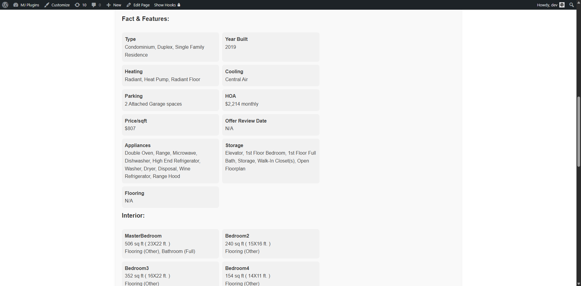 Single listing details 02