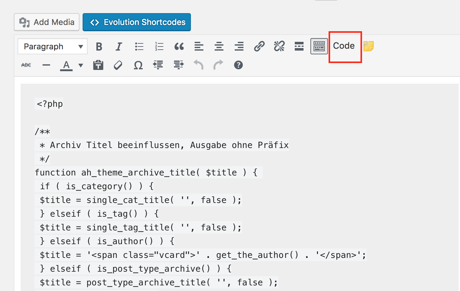 The Default Highlighting Theme