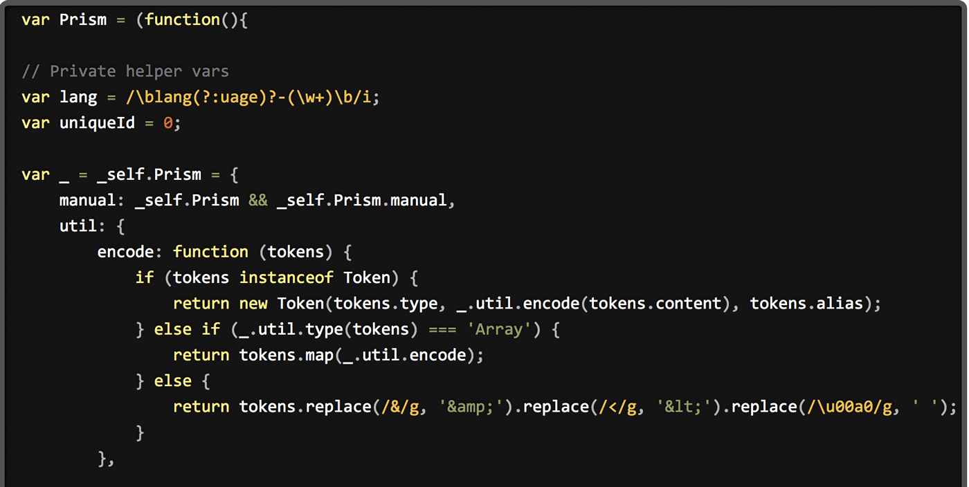 The Dark Highlighting Theme