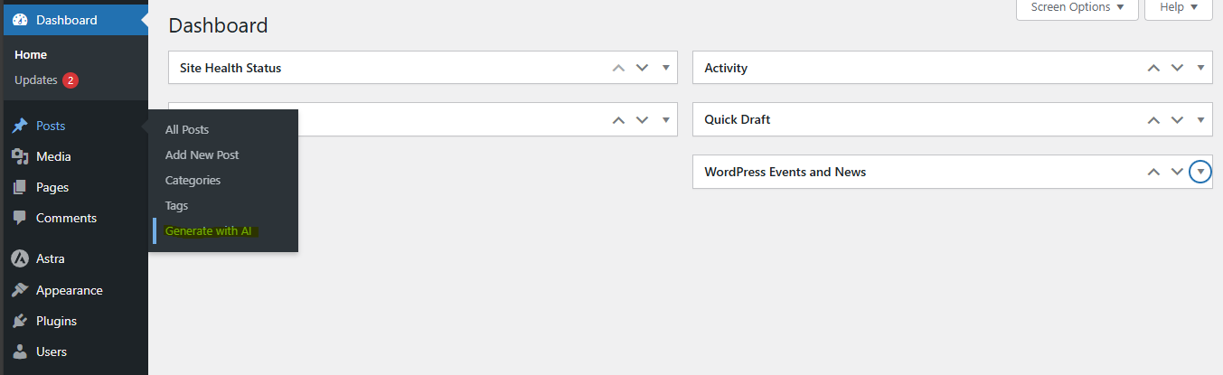 Post generation interface - assets/screenshots/Screenshot3.png