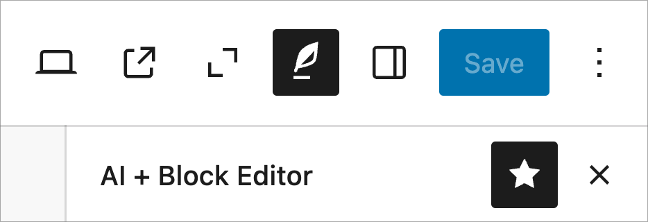 Sidebar Icon - Locate AI Sidebar feature on the top-right corner of screen.