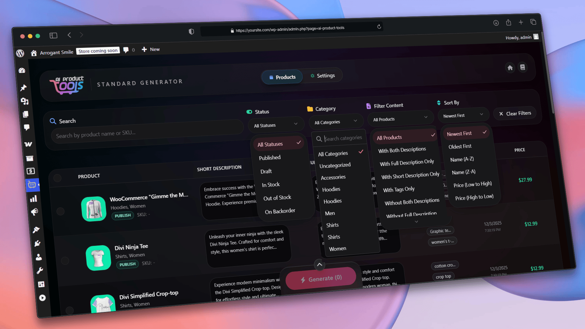 Automation Jobs: Scheduling Settings