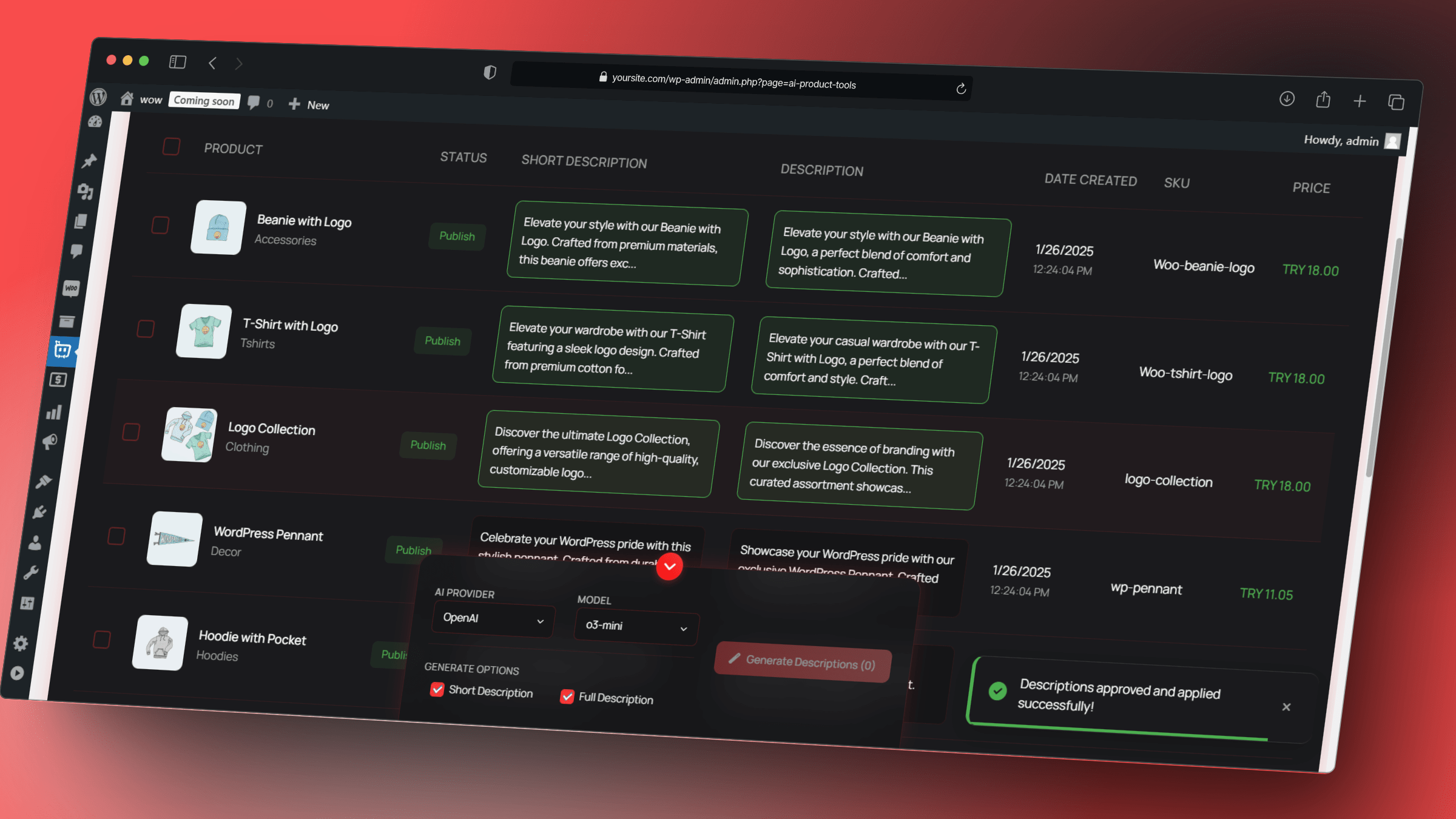Prompt Settings