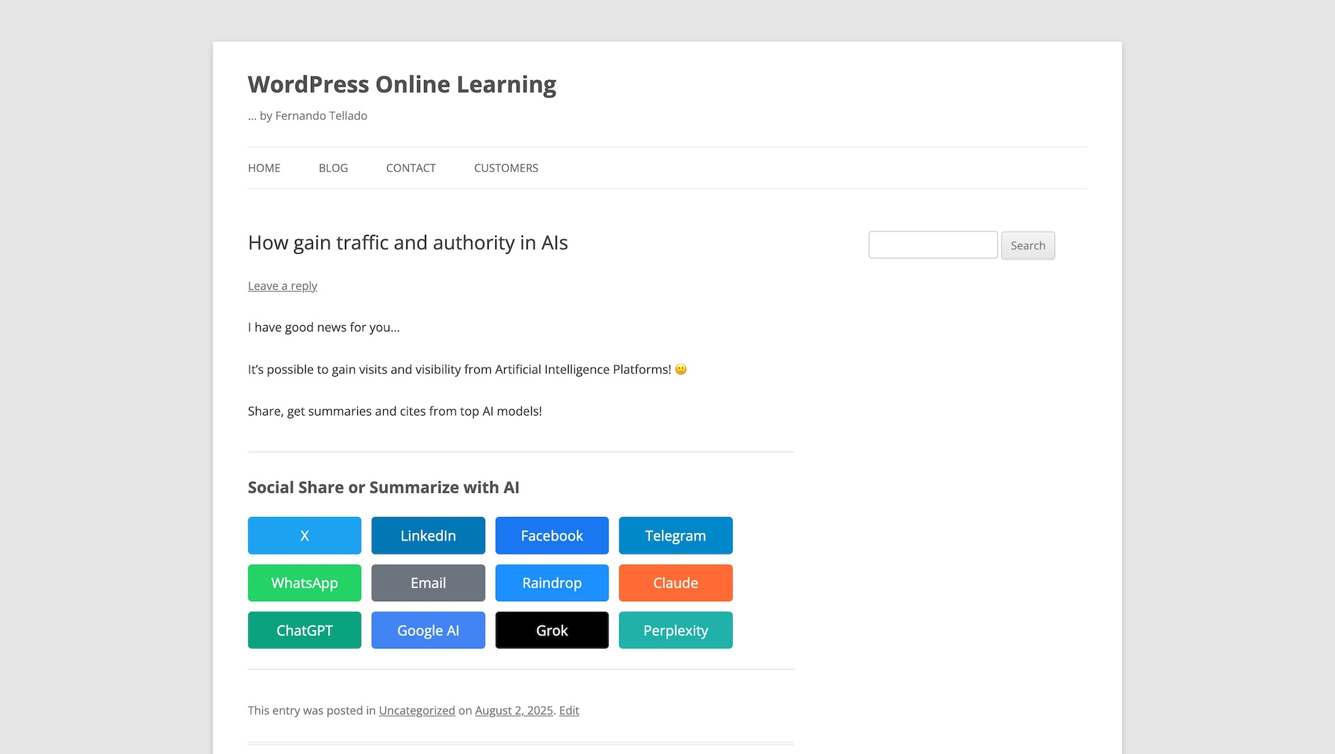 Responsive view on mobile devices