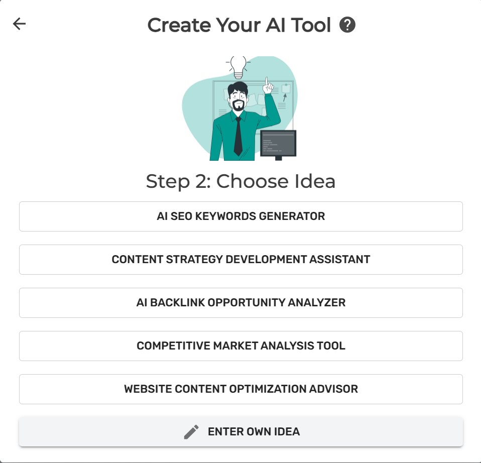 Test your AI tool and see it in action