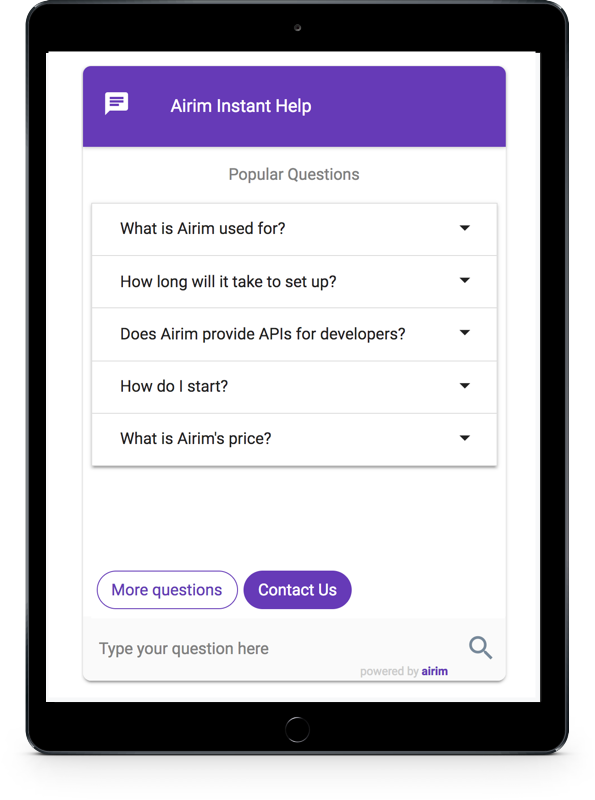 Airim widget
