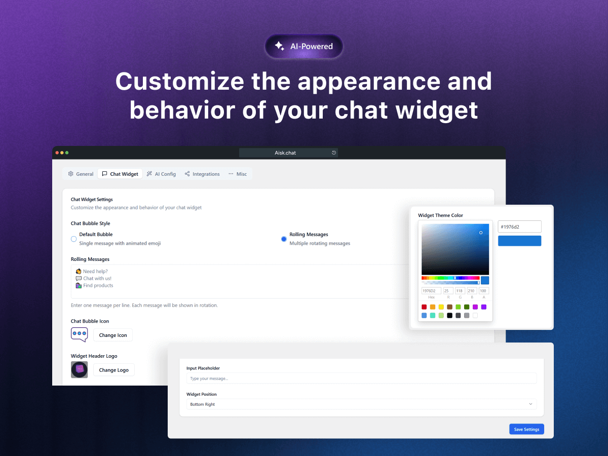 Analytics dashboard
