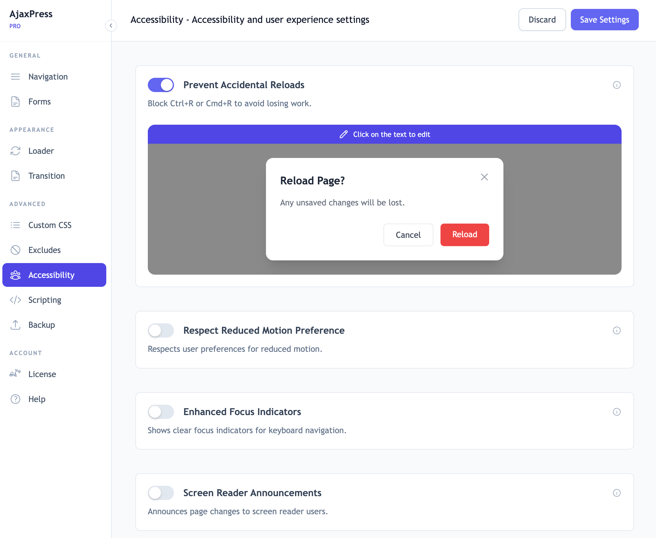 Advanced scripting and re-executing