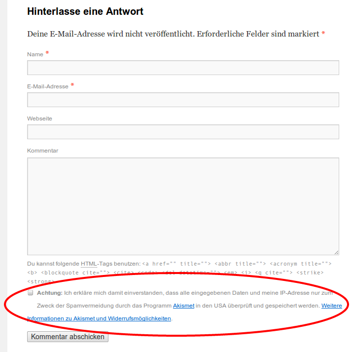 So sieht das Plugin im Einsatz aus.