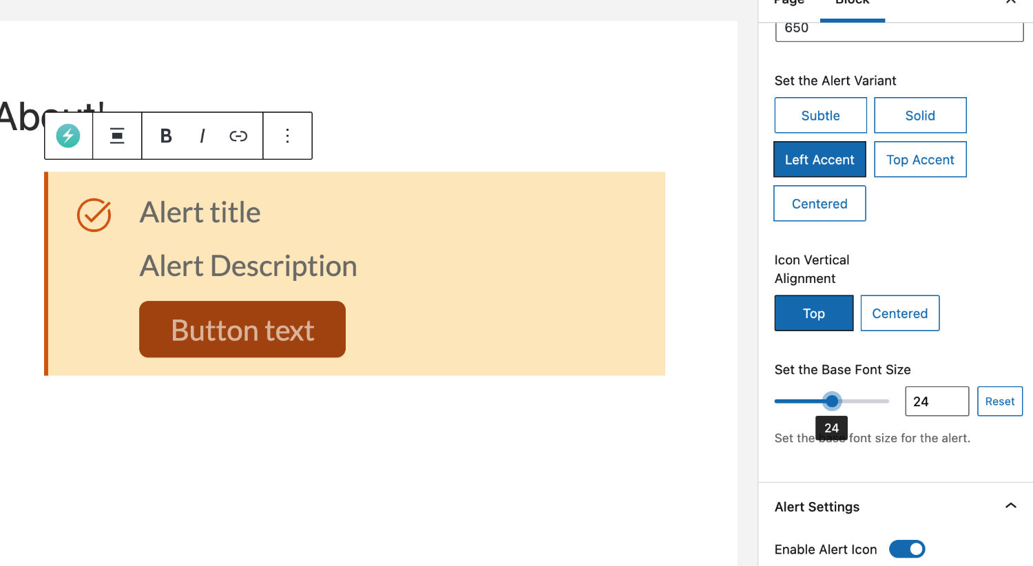 Font Size Option