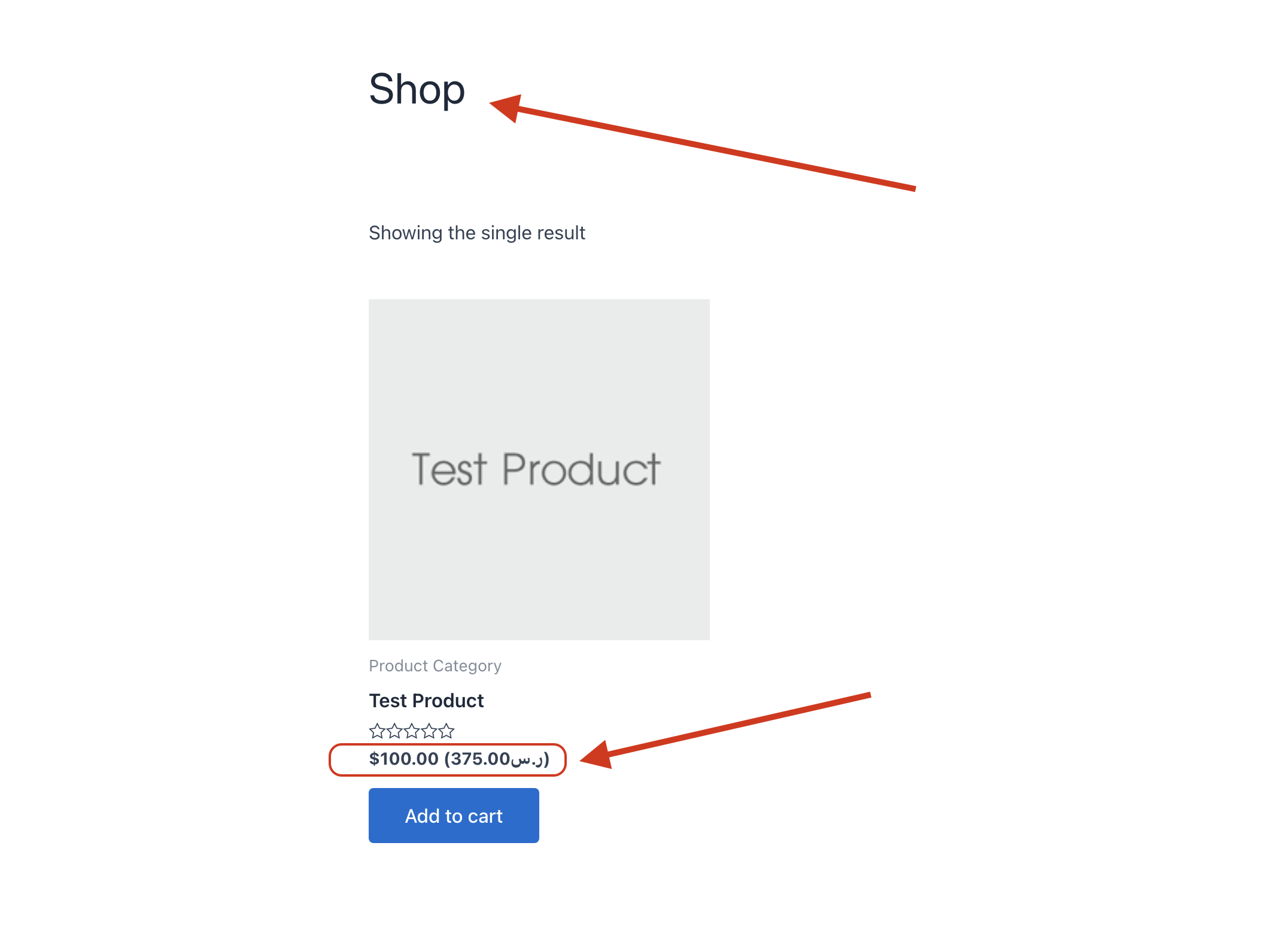 Cart page.