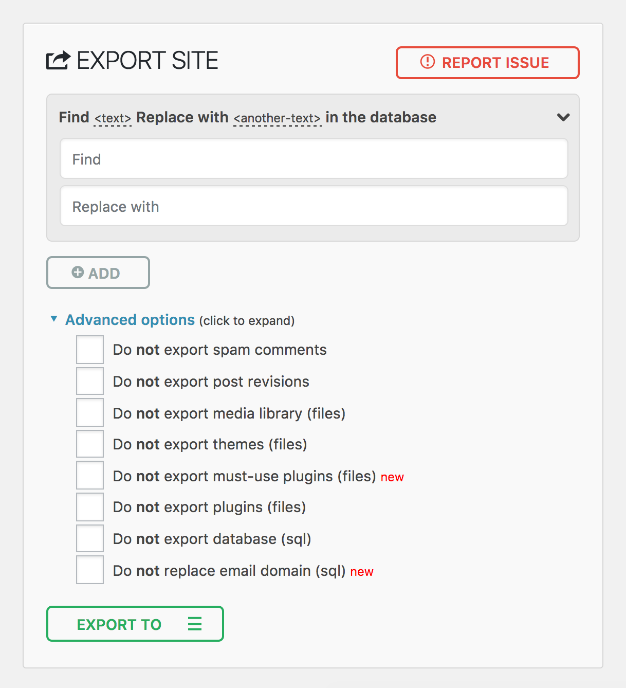 Mobile Import page