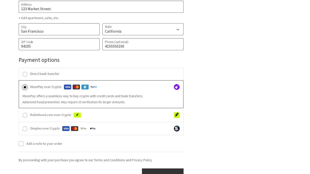 Checkout in Providers Mode