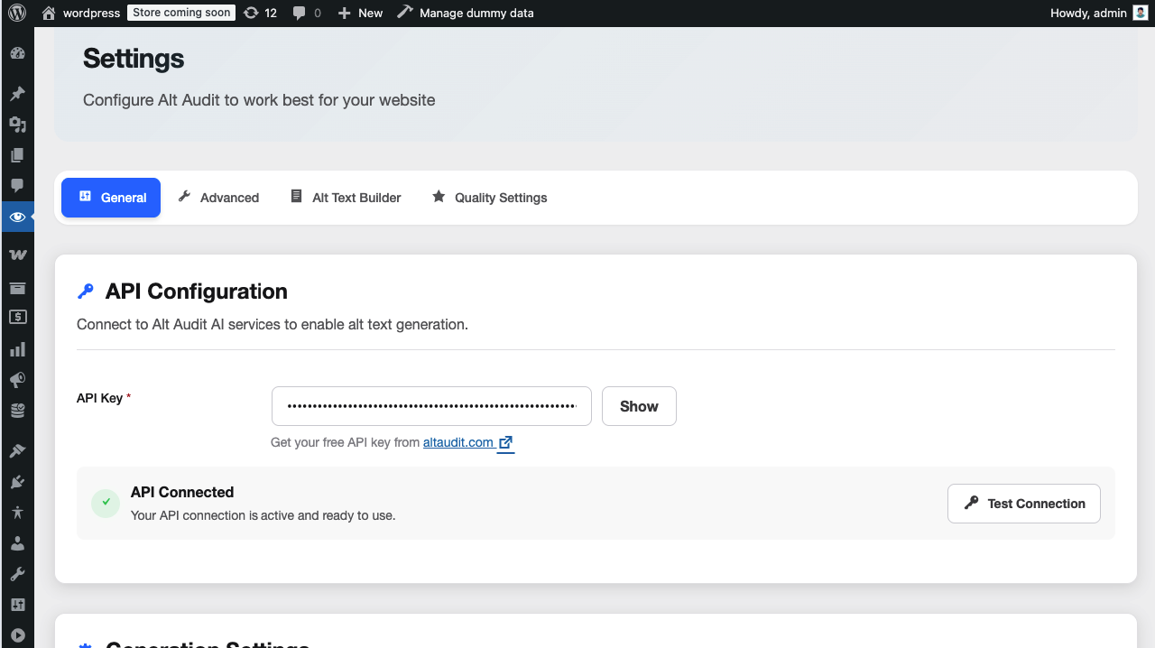 AI and rule-based generation options