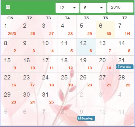 Month.