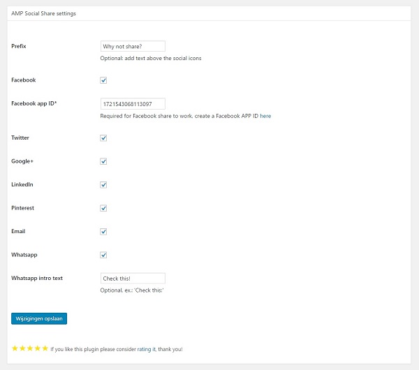 Screenshot share buttons