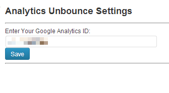 Just enter your Analytics ID and you're done. No complex settings.