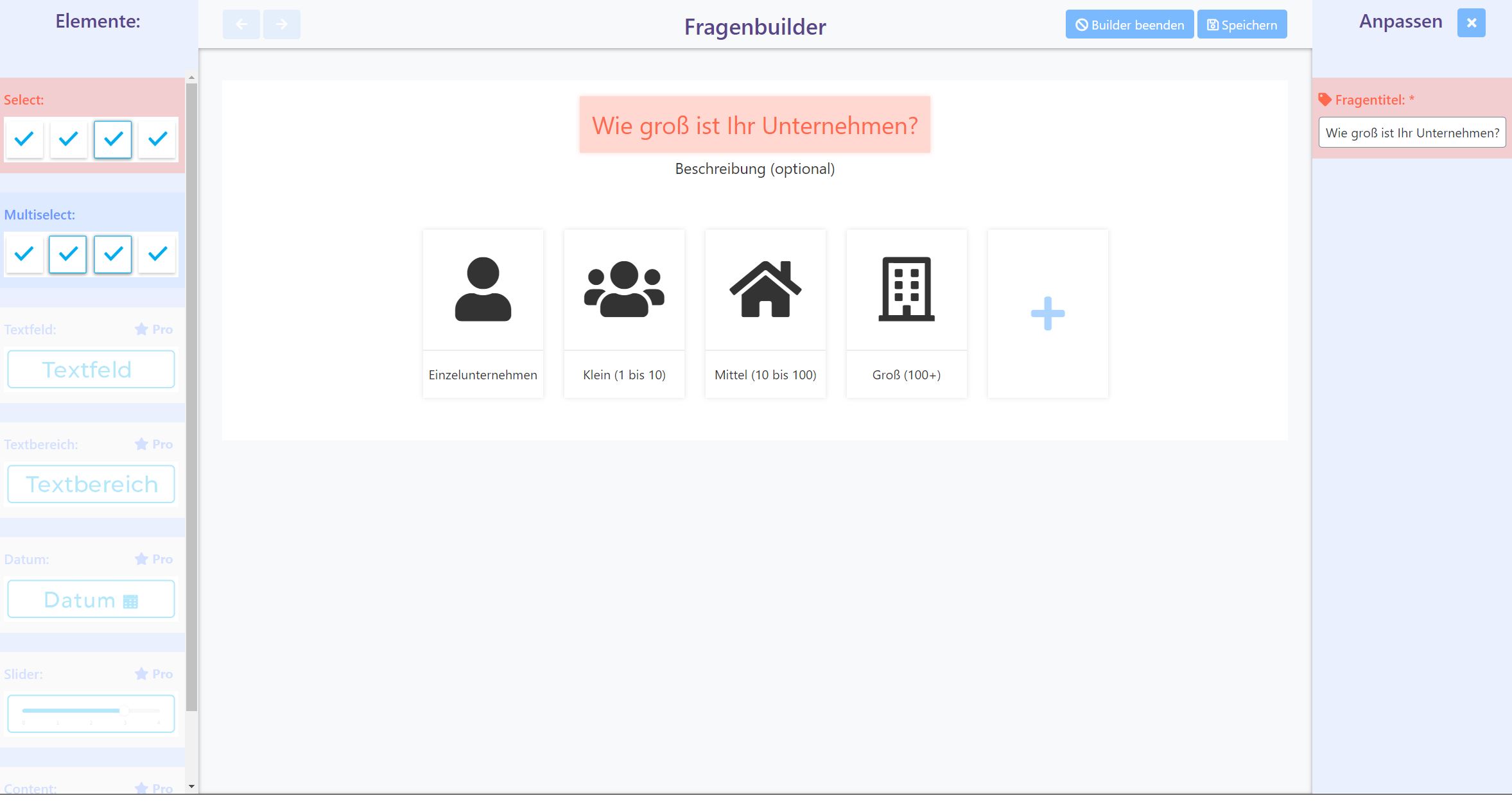 **Fragenbuilder**