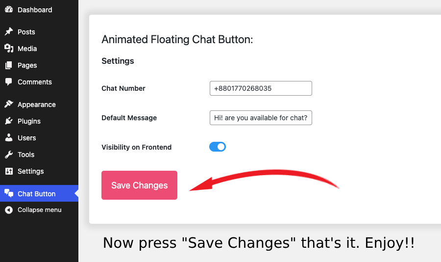 Save Chat Setting